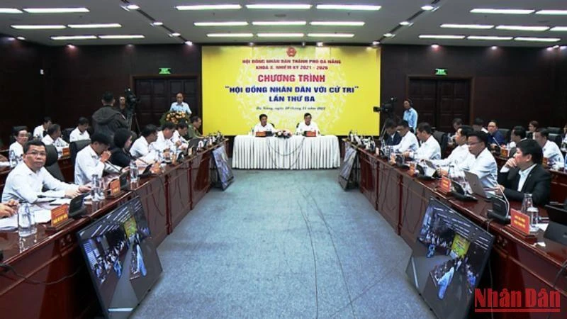 Chương trình Hội đồng nhân dân với cử tri Đà Nẵng lần thứ 3. 