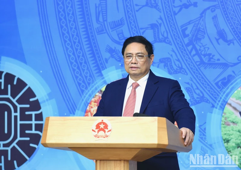 Thủ tướng Phạm Minh Chính phát biểu khai mạc diễn đàn.