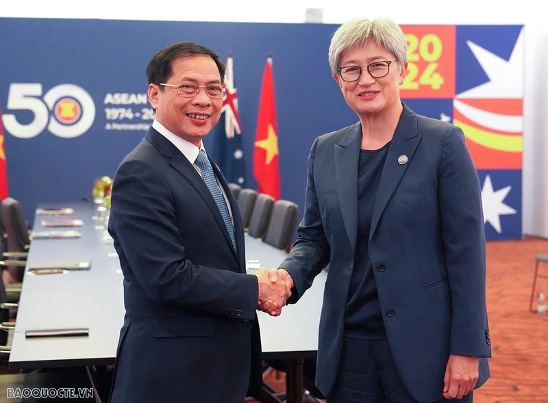 View - ASEAN-Australia: Bộ trưởng Ngoại giao Bùi Thanh Sơn gặp Bộ trưởng Ngoại giao Australia Penny Wong