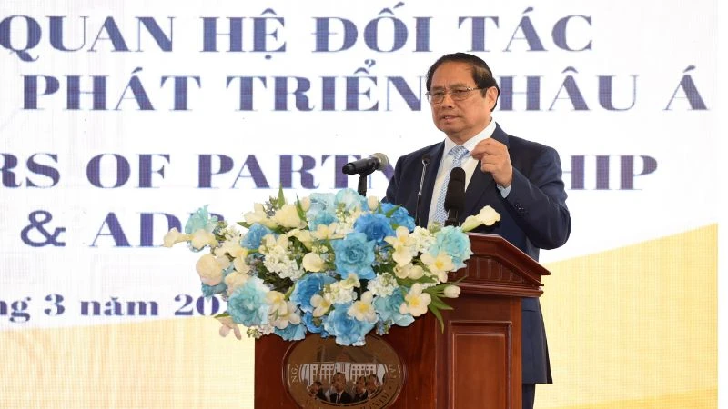 Thủ tướng Phạm Minh Chính phát biểu tại Lễ kỷ niệm.
