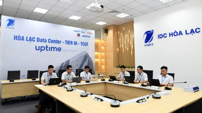 Trung tâm IDC Hòa Lạc đạt chuẩn Uptime Tier 3 TCCF và TCDD.