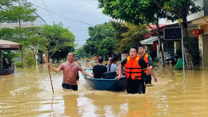 Cơn bão số 3 đã gây thiệt hại nặng nề cho các tỉnh khu vực phía bắc.