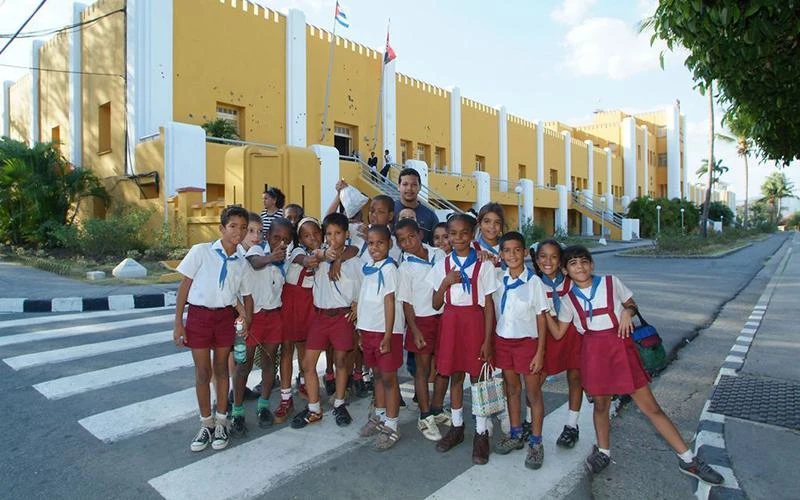 Pháo đài Moncada ngày nay trở thành trường học ở Cuba. (Ảnh Granma.cu)