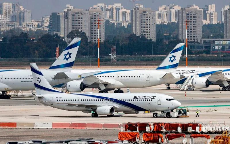 Sân bay ở gần Tel Aviv của Israel. (Ảnh Al-Monitor)