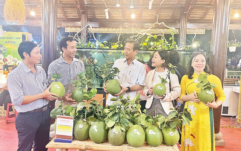 Sản phẩm OCOP tham gia tại triển lãm do Sở Nông nghiệp và Phát triển nông thôn Thành phố Hồ Chí Minh tổ chức.