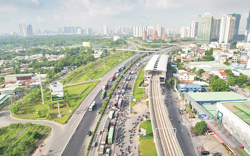 Các dự án nhà ở tại thành phố Thủ Đức. (Ảnh: CTV)