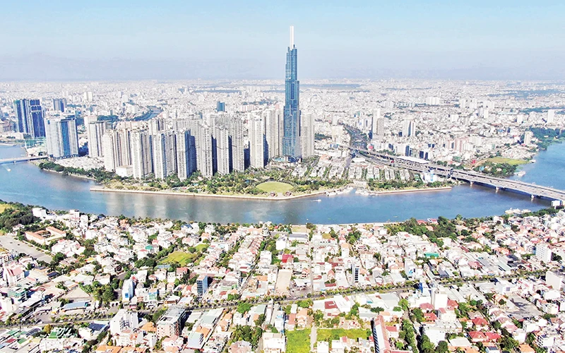 Thành phố Hồ Chí Minh hướng đến năm 2025 là đô thị thông minh, với tinh thần “cùng cả nước, vì cả nước”. (Ảnh THẾ ANH)