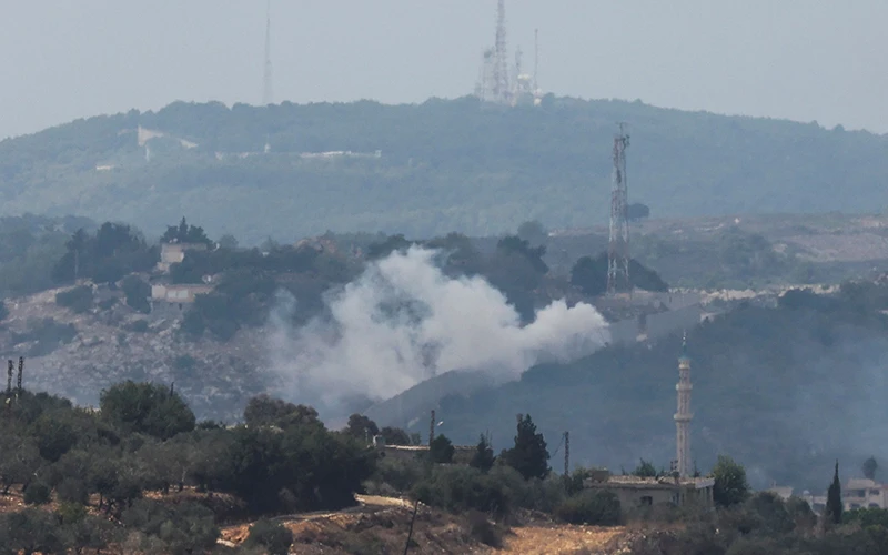 Xung đột ở khu vực biên giới Israel và Liban. (Ảnh REUTERS)