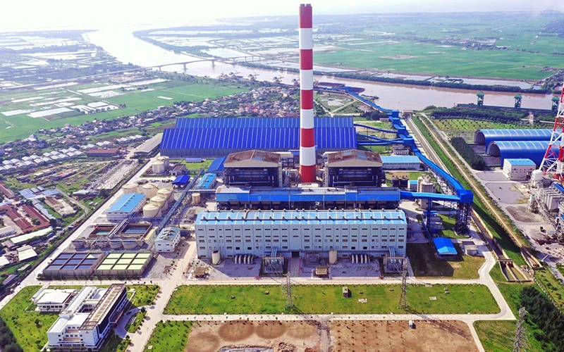 Nhà máy Nhiệt điện Sông Hậu 1 tại tỉnh Hậu Giang.