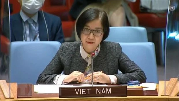 Bà Nguyễn Phương Trà, Phó Trưởng Phái đoàn thường trực Việt Nam tại Liên hợp quốc. (Ảnh: TTXVN)