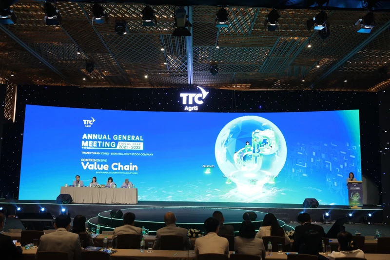 Đại hội đồng cổ đông thường niên Công ty CP Thành Thành Công - Biên Hòa (SBT) niên độ tài chính 2021-2022, tổ chức tại TP Hồ Chí Minh sáng 28/10.