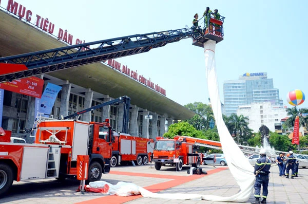 Triển lãm thiết bị phòng cháy, chữa cháy và cứu nạn cứu hộ quy mô lớn nhất từ trước đến nay tại Hà Nội