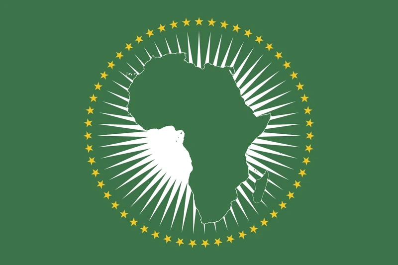 Cờ của Liên minh châu Phi (AU). Ảnh: wikipedia