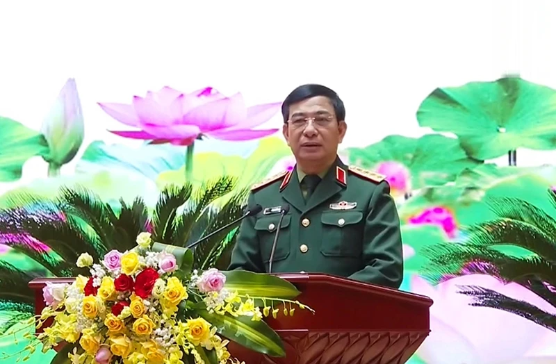 Đại tướng Phan Văn Giang phát biểu chỉ đạo tại Hội nghị. Ảnh: dangcongsan.vn
