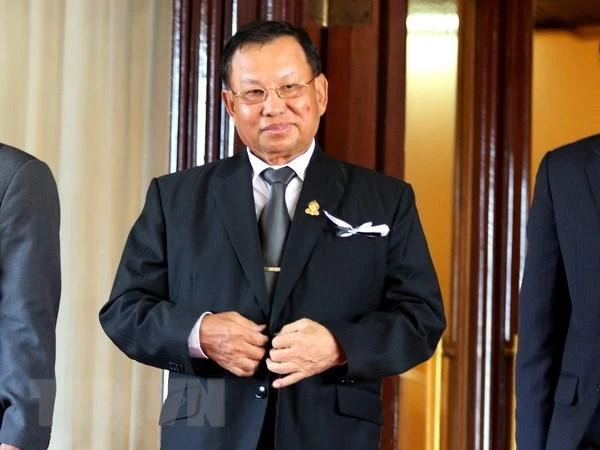 Chủ tịch Thượng viện Vương quốc Campuchia Samdech Say Chhum. (Ảnh: TTXVN)