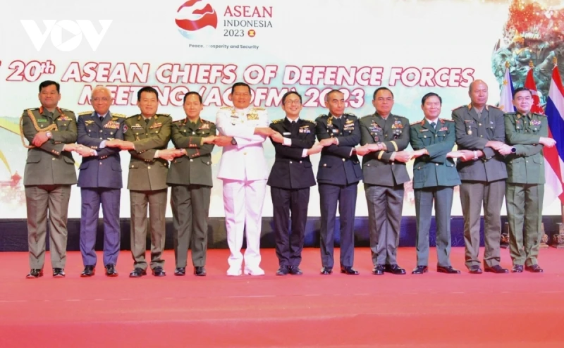 Hội nghị Tư lệnh Lực lượng Quốc phòng các nước ASEAN lần thứ 20 (ACDFM-20) diễn ra tại Bali (Indonesia). (Ảnh: vov.vn) 