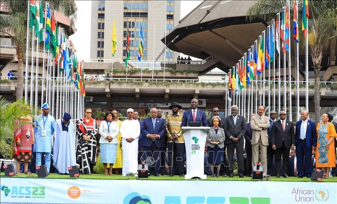 Các đại biểu dự Hội nghị thượng đỉnh khí hậu châu Phi. (Ảnh: TTXVN)