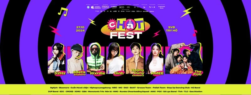 Poster CHẤT Fest 2024. Ảnh: CHẤT Festival