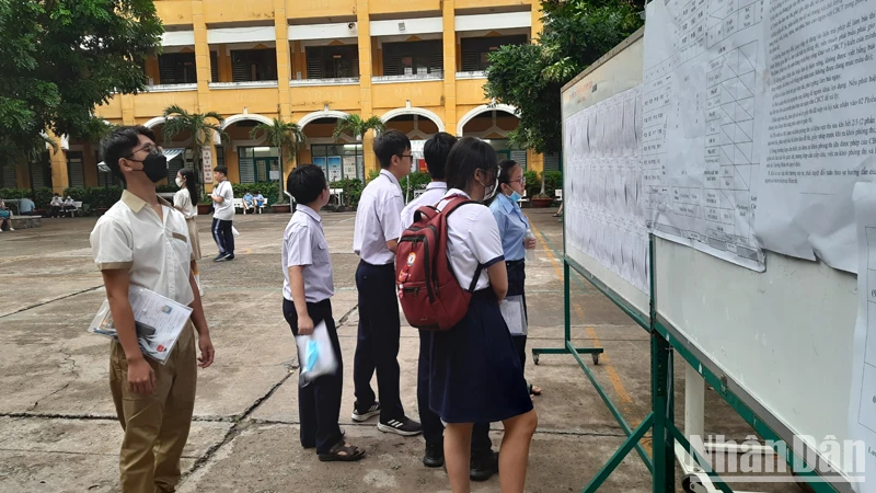 Học sinh Thành phố Hồ Chí Minh tham gia kỳ thi tuyển sinh lớp 10 công lập năm học 2023