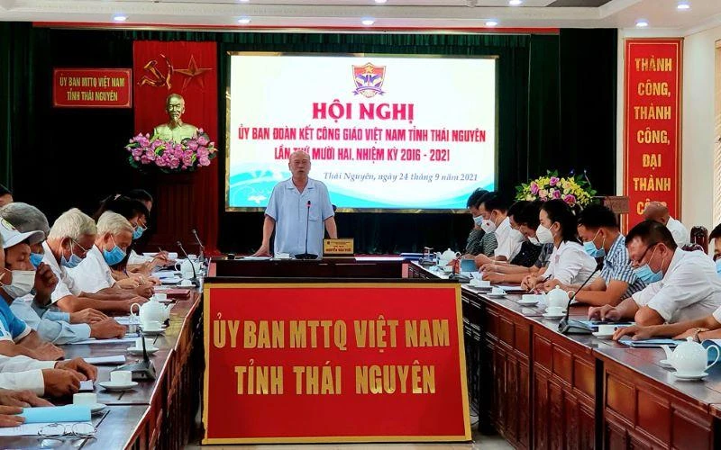 Ủy ban Đoàn kết Công giáo tỉnh Thái Nguyên là cầu nối hiệu quả giữa cấp ủy, chính quyền với giáo dân trên địa bàn.
