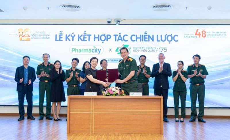 Pharmacity đặt quan hệ đối tác chiến lược với Bệnh viện Quân y 175 