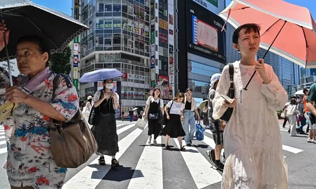Nhiệt độ trung bình trong tháng 9 của Khu vực Bắc và Đông Nhật Bản tăng 3,1 độ C. (Nguồn: AFP/Getty Images)