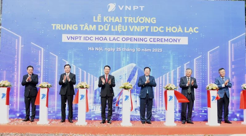Chính thức khai trương Trung tâm dữ liệu VNPT IDC Hòa Lạc.