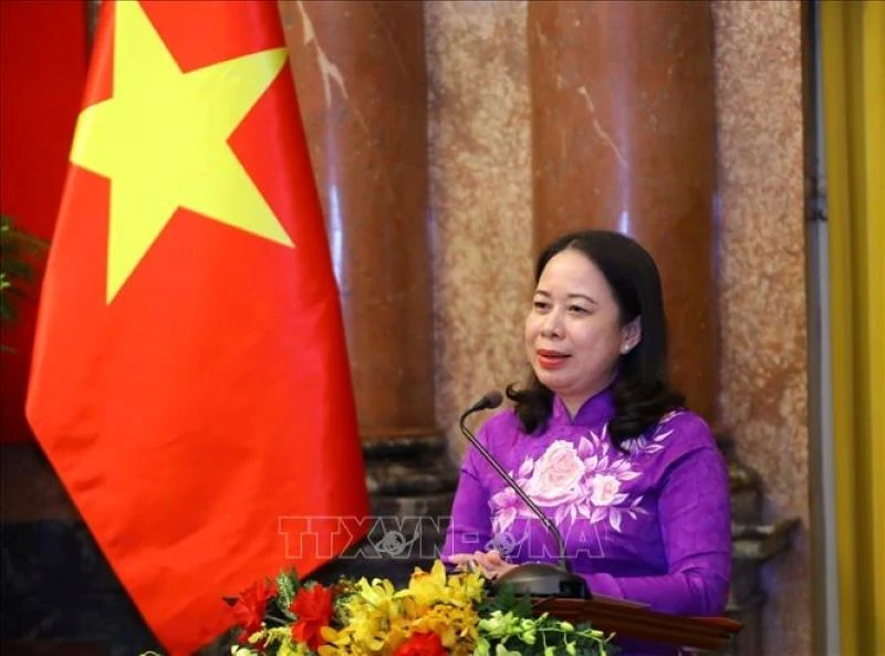 Bà Võ Thị Ánh Xuân. (Ảnh: TTXVN)