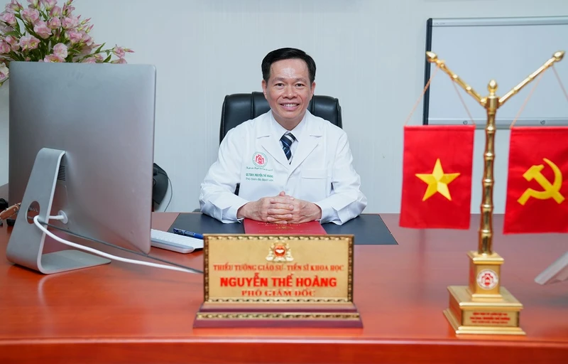 Thiếu tướng, Giáo sư, Tiến sĩ Khoa học, Thầy thuốc Nhân dân Nguyễn Thế Hoàng. (Nguồn: Bệnh viện Trung ương Quân đội 108)