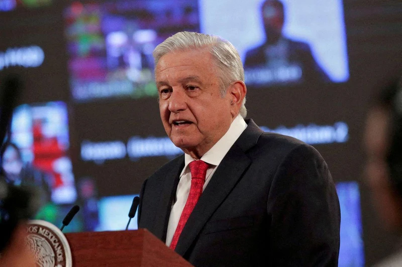 Tổng thống Mexico Andrés Manuel López Obrador. (Ảnh: Reuters)
