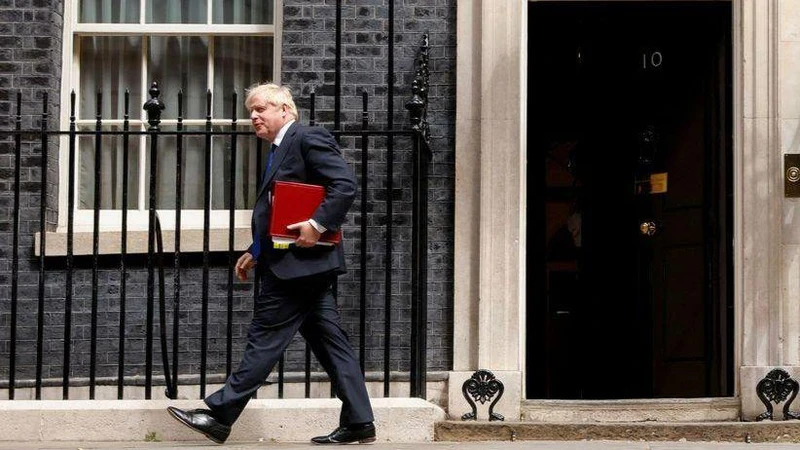 Thủ tướng Anh Boris Johnson đã xin từ chức lãnh đạo đảng Bảo thủ. (Ảnh: Reuters)
