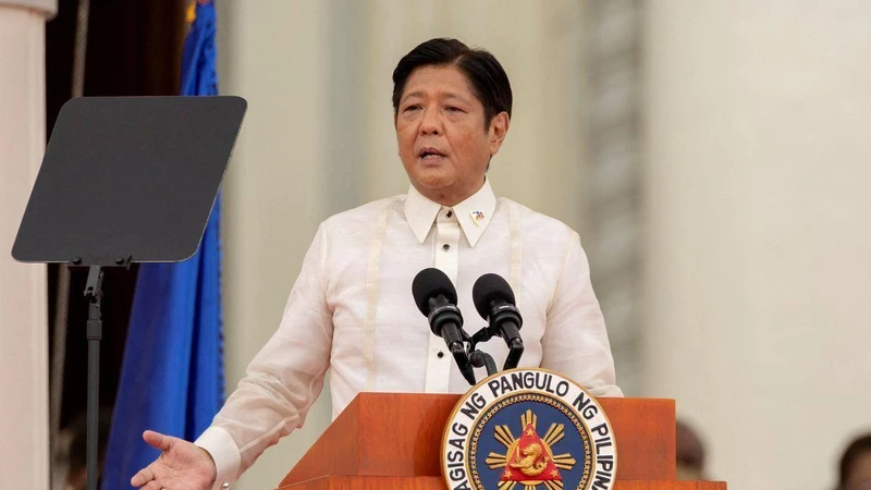 Tổng thống Philippines Ferdinand Marcos Jr . (Ảnh: Reuters)