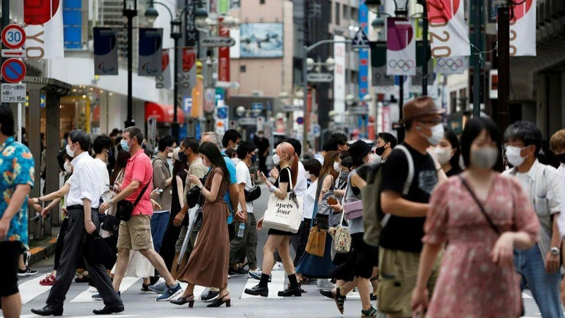Khu vực mua sắm Shibuya tại thủ đô Tokyo của Nhật Bản. (Ảnh: Reuters)