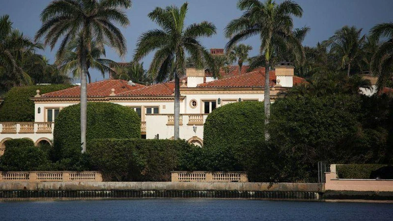 Dinh thự Mar-a-Lago của cựu Tổng thống Donald Trump. (Ảnh: Reuters)