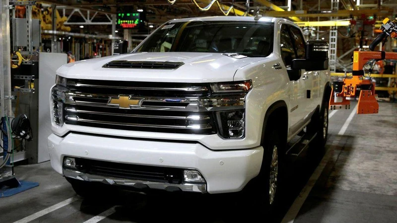 Xe Chevrolet tại nhà máy của General Motors tại Flint, bang Michigan, Mỹ, ngày 5/2/2019. (Ảnh: Reuters)
