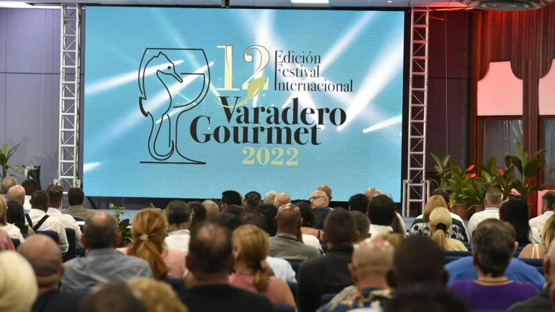 Lễ hội ẩm thực quốc tế "Varadero Gourmet" trở lại sau hai năm gián đoạn do đại dịch Covid-19. (Ảnh: Prensa Latina)