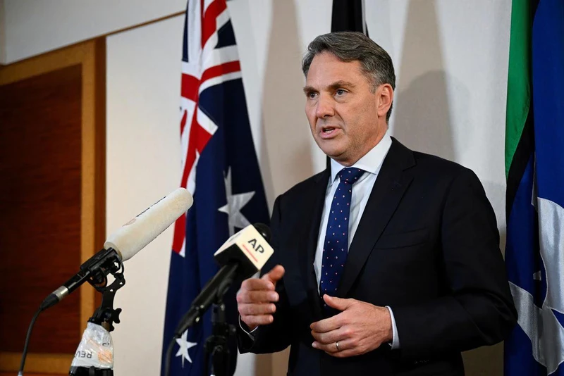 Bộ trưởng Quốc phòng Australia Richard Marles. (Ảnh: Reuters)