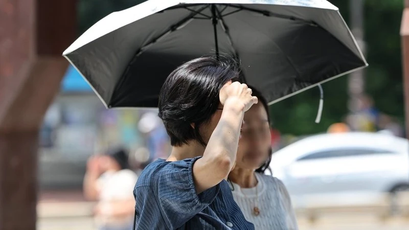Hàn Quốc ban bố cảnh báo sóng nhiệt ở hầu hết các vùng trên cả nước. (Ảnh: Yonhap)