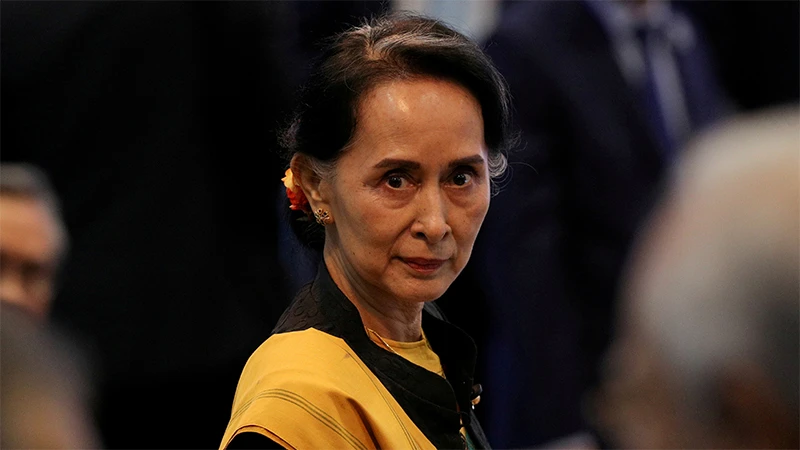 Cựu Cố vấn nhà nước Myanmar, bà Aung San Suu Kyi. (Ảnh: Reuters)