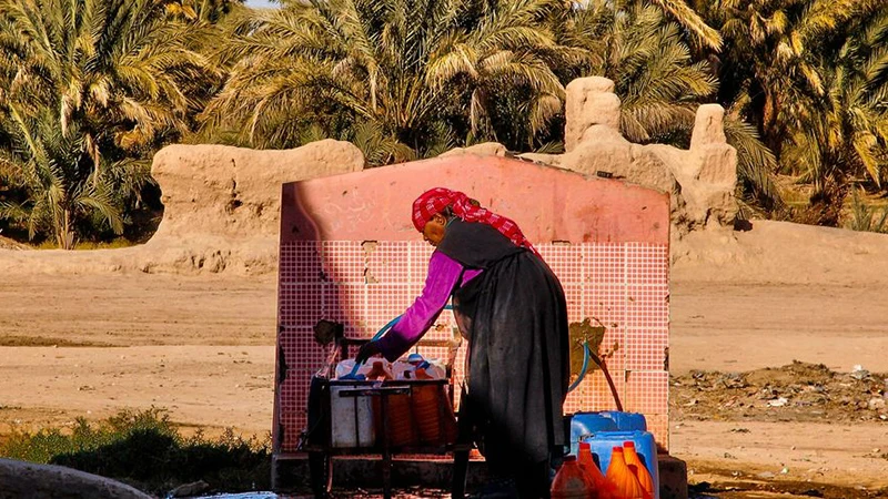 Tại Maroc, tháng qua là tháng 7 nóng thứ tư kể từ năm 1961. (Ảnh: Reuters)
