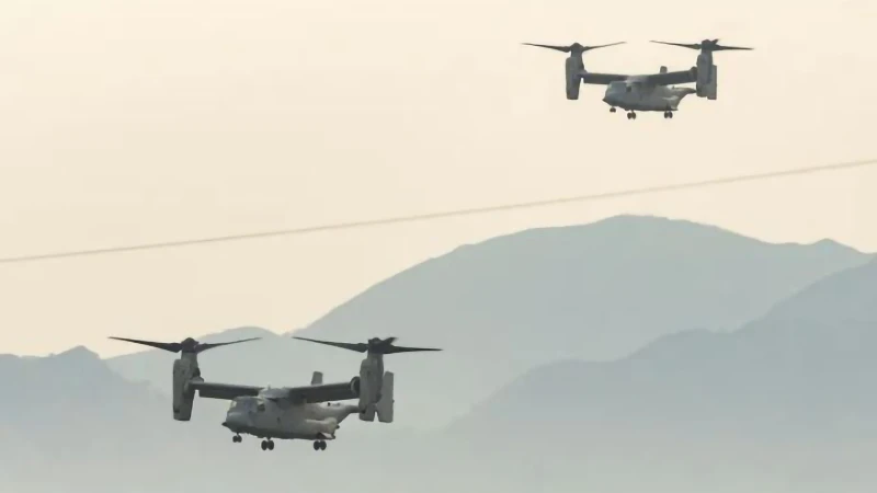 Ảnh minh họa: Máy bay quân sự v-22 Osprey. Nguồn: Reuters