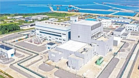 Nhà máy điện hạt nhân sử dụng lò phản ứng làm mát bằng khí nhiệt độ cao (HTGR) Shidaowan. (Ảnh: wfcmw.cn)