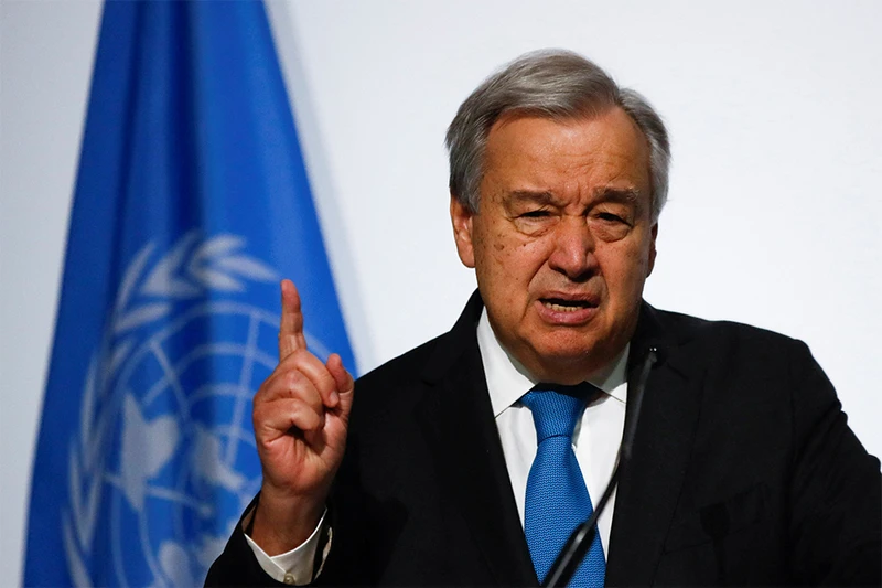 Tổng Thư ký Liên hợp quốc Antonio Guterres. (Ảnh: Reuters)