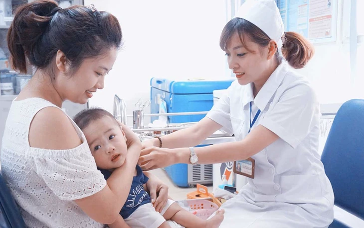 Tiêm vaccine thuộc chương trình tiêm chủng mở rộng. Nguồn: Sở Y tế TP Hồ Chí Minh.