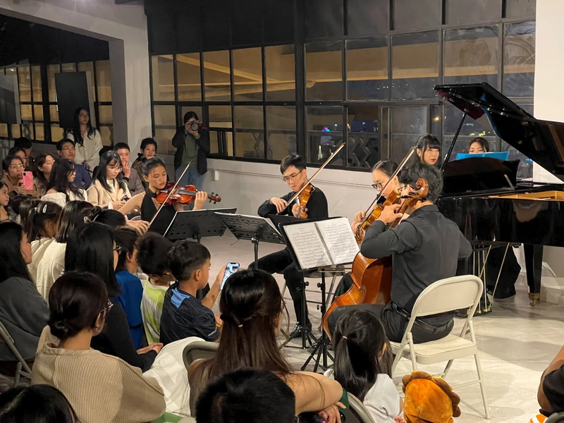 Buổi hòa nhạc của các tài năng trẻ đến từ Nhạc viện Thành phố Hồ Chí Minh. Nguồn: BAN TỔ CHỨC 