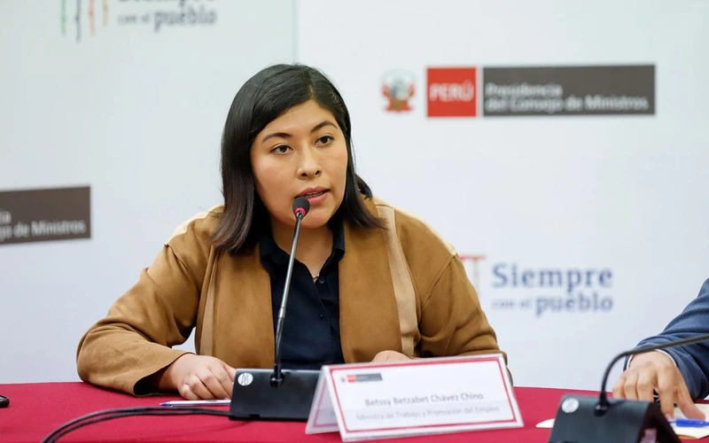 Thủ tướng mới của Peru Betssy Chavez.