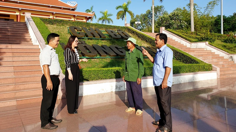 Khu di tích cách mạng Chi bộ Hồng Lĩnh trở thành địa chỉ đỏ trong nhiều chuyên đề Học tập và làm theo tư tưởng, đạo đức, phong cách Hồ Chí Minh ở thị xã An Nhơn, Bình Ðịnh.