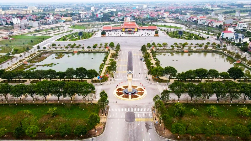 Một góc thị xã Thuận Thành.