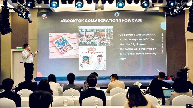 Ðại diện Hội Xuất bản Việt Nam và TikTok Việt Nam chia sẻ về BookTok.