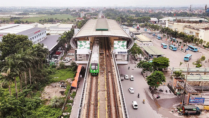 Hà Nội đẩy mạnh phương thức đối tác công-tư đối với đầu tư đường sắt đô thị.